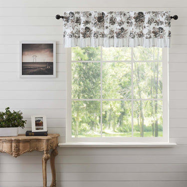 Annie Portabella Floral Ruffled Valance 16x72 VHC Brands - The Fox Decor